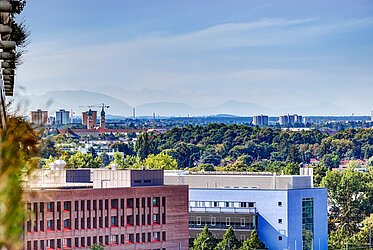 Laim : appartement d'une pièce avec vue panoramique sur Munich