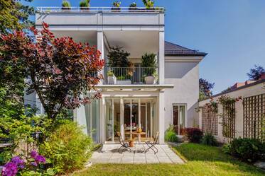 Appartement avec jardin beau et meublé à Neuhausen