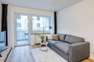 Nouveau, central : appartement moderne avec deux balcons