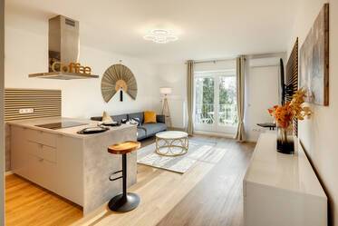 A louer : Appartement moderne de 2,5 pièces avec cuisine ouverte