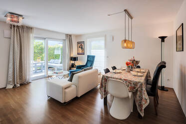 Gartenwohnung in moderner Wohnanlage in Trudering