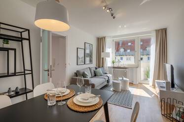 Joli appartement de 1,5 pièce avec balcon à Schwabing