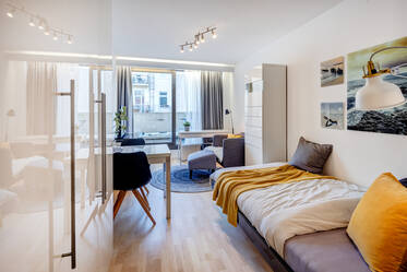 Munich-Maxvorstadt : élégant appartement d'une pièce près de l'université